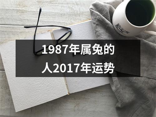 1987年屬兔的人2017年運勢